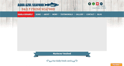 Desktop Screenshot of aguaazulseafood.com